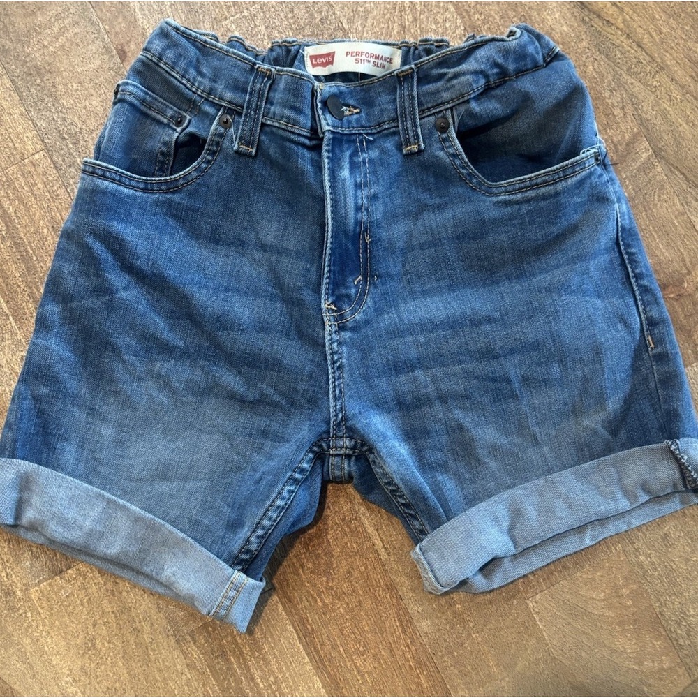 LEVI'S STRAUSS & CO 511 Slim Denim Kid's Boy's Shorts Size 18 Regular